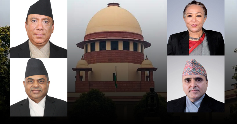 नेपालका मन्त्री भारतीय प्रधानन्यायाधीशको सपथमा ! सर्वोच्चका दुई न्यायमूर्ति र मुख्य रजिष्ट्रारसमेत दिल्लीमा