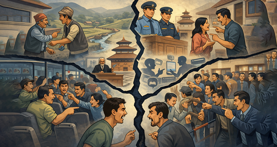 विधिशास्त्रीय प्रश्न : समाजमा किन चर्किन्छ झगडा ?