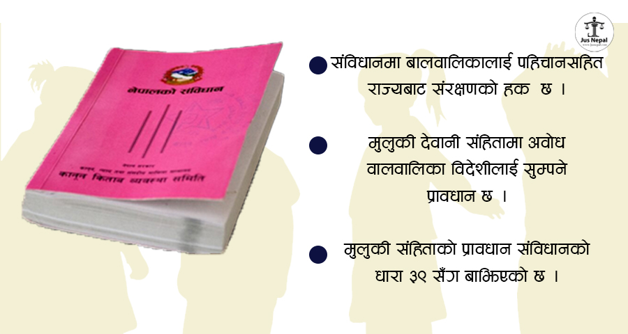 संविधानमा बाल हक, कानूनमा विदेशीलाई दान !