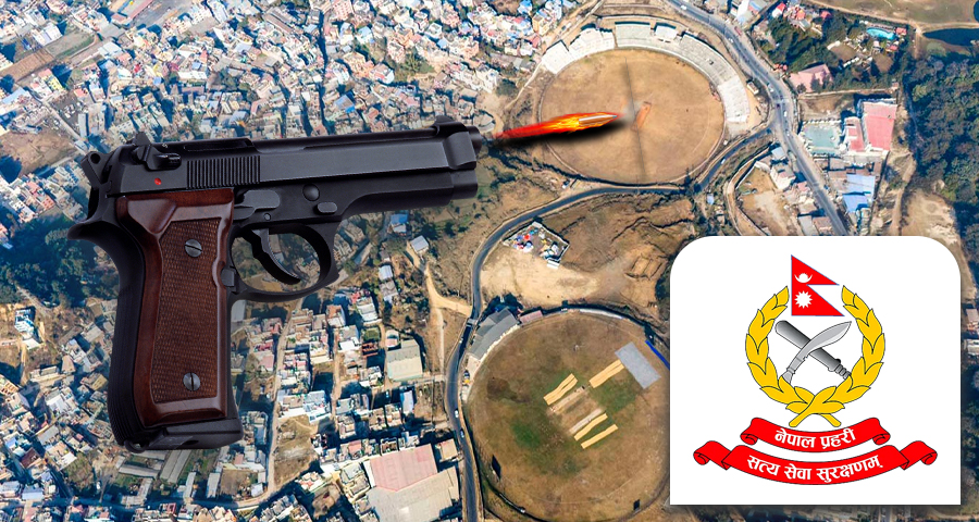 काठमाडौँको मूलपानीमा गोली चल्यो, १० जना लुटेरा प्रहरी नियन्त्रणमा