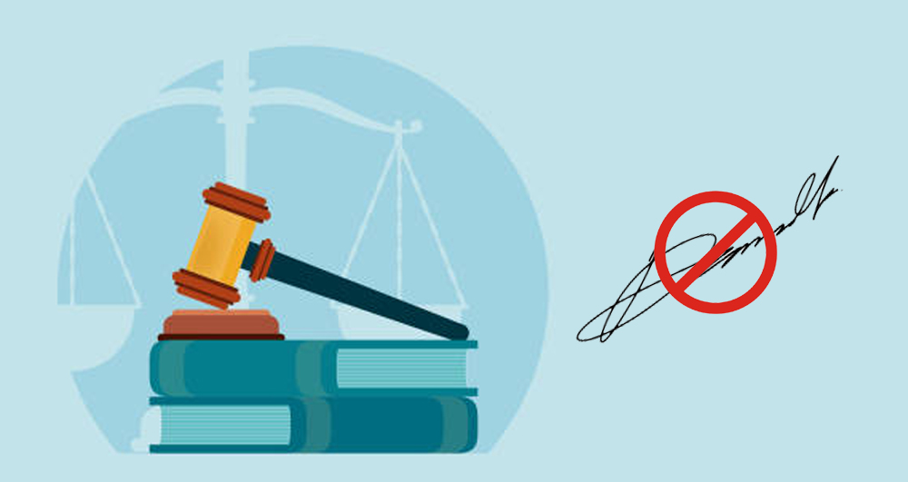 मुद्दा ई-फाइलिङमा कपी-पेस्ट हस्ताक्षर प्रयोग नगर्न निर्देशन