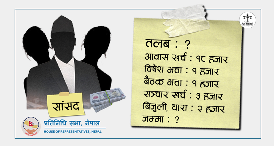 सांसदको वास्तविक कमाइ कति ? यी हुन्‌ १७ प्रकारका आम्दानी