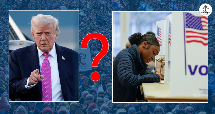 अमेरिकामा ट्रम्पविरुद्ध ‘नो किङ्स’ प्रदर्शन : ब्यालेटको वैधतामा नयाँ प्रश्न