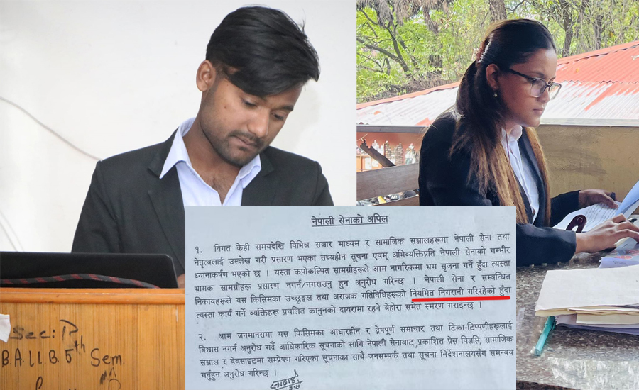 नेपाली सेनालाई जेनजीका ४ प्रश्न