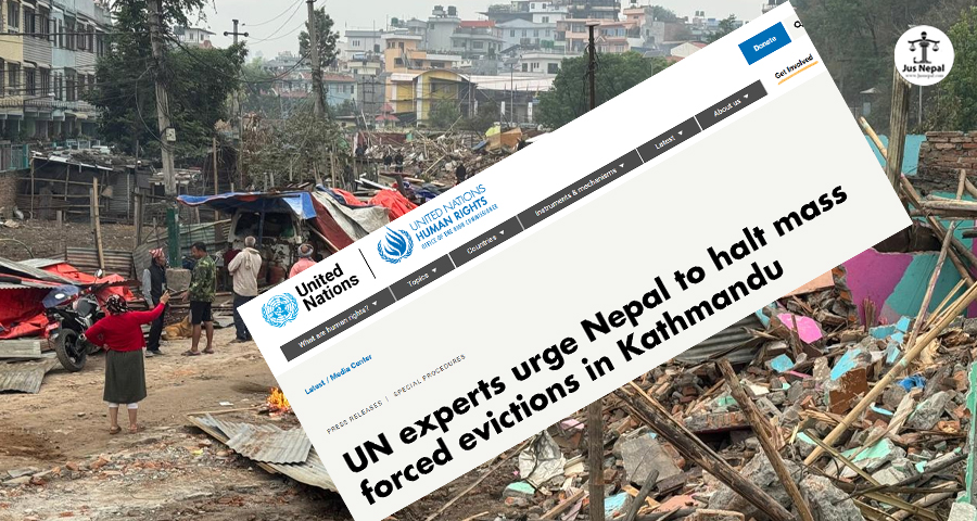 नेपालमा सुकुमबासीको घर भत्किँदा राष्ट्र संघका विज्ञहरु चिन्तित