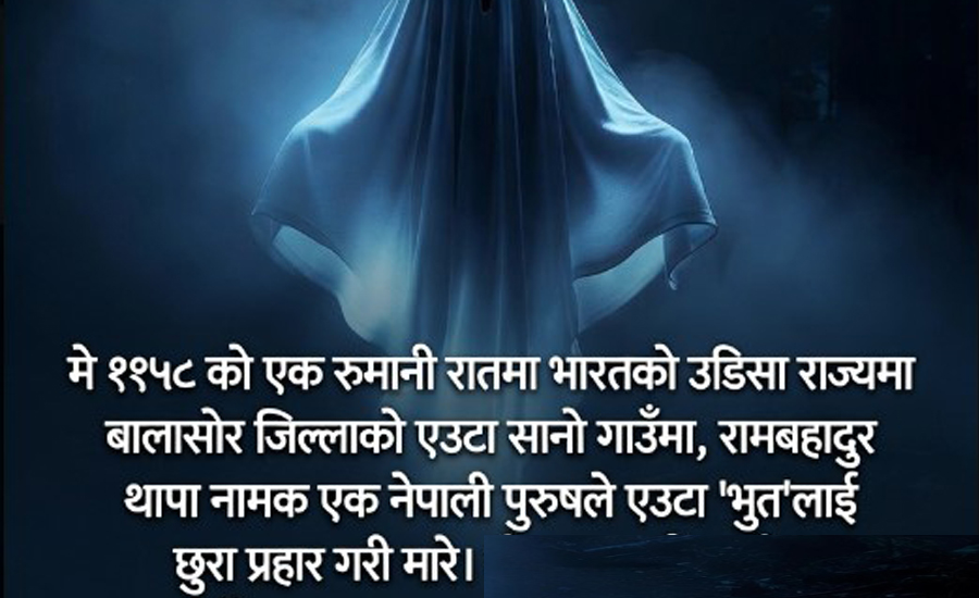 रामबहादुर थापाले ‘भुत’ लाई मारेको मुद्दा !